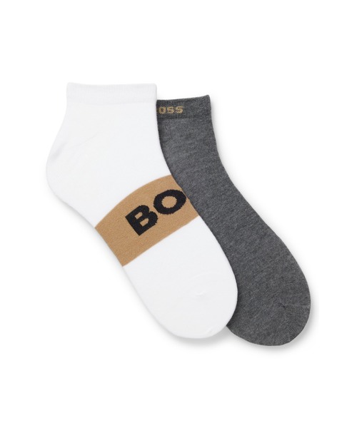 BOSS（HUGO BOSS） 靴下 ソックス2足セット アンクルレングス