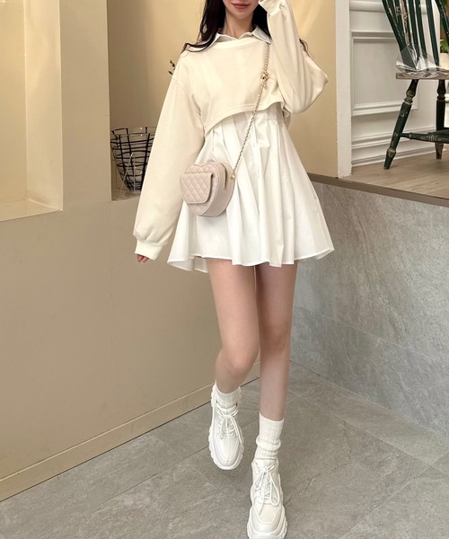 ROYAL PARTY（ロイヤルパーティー） ワンピース レイヤードタック