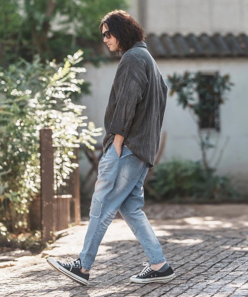 CONP 24SS Ripped Detail Jeans デニムジーンズ 男のかっこよさは 