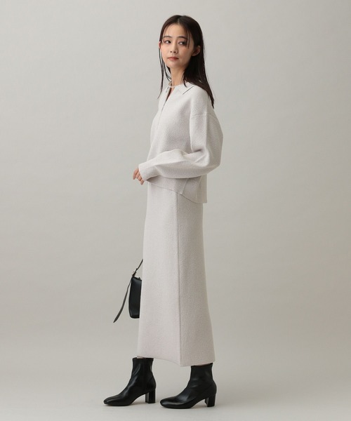 machatt ブークレニットスカート　ブラック ニットフレアスカート – WEGO ONLINE STORE