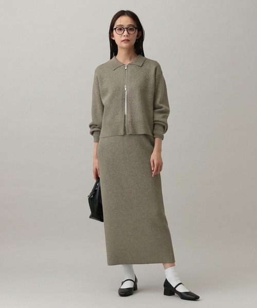 machatt ブークレニットスカート 未使用品 machatt ブークレニットスカート F アイボリー