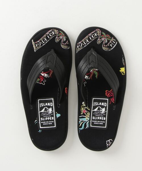 アイランドスリッパ 24cm ISLAND SLIPPER 「ISLAND SLIPPER」 サンダル 24cm ブラック