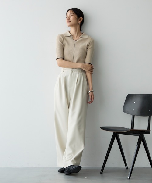 ポロシャツ ポロ シフォン使い半袖ポロ レディース ポロシャツ ポロ シフォン使い半袖ポロ レディース : ZOZOTOWN