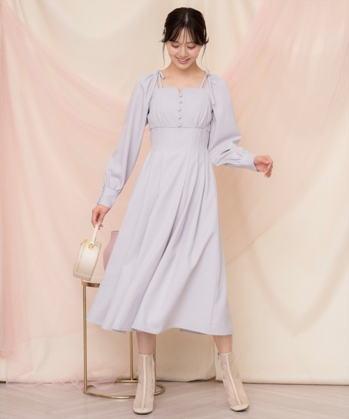 WILLSELECTION(ウィルセレクション) ワンピース ショルダーリボン WILLSELECTION(ウィルセレクション) ワンピース ショルダーリボン