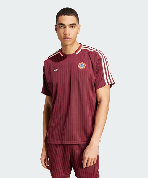 adidas FCバイエルン テラスアイコン ジャージー アディダス FCバイエルン テラスアイコン ジャージー - レッド