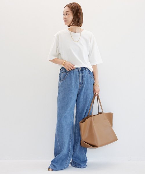 「Deuxieme Classe」 半袖Tシャツ FREE ホワイト レディース Deuxieme Classe 「Deuxieme Classe」 半袖Tシャツ FREE