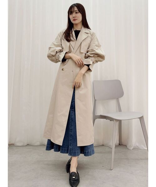 マーキュリーデュオ トレンチコート MERCURYDUO（マーキュリーデュオ） トレンチコート コート 袖バルーン