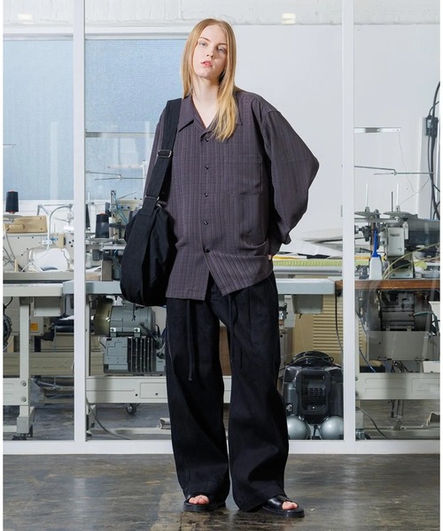 VOAAOV（ヴォアーブ） ワイドパンツ ジーンズ TACK DENIM PANTS (OW