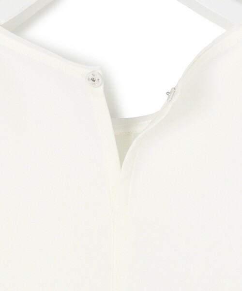 uvカット tシャツ ストレッチジョーゼット シアーコンビ カットソー レディースの画像