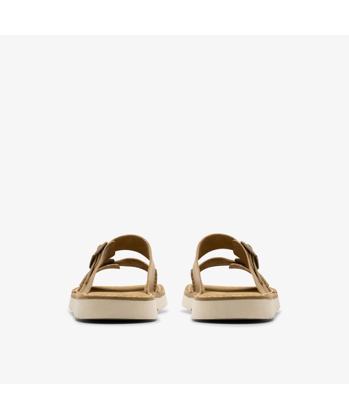 CLARKS フラット スライド サンダル ビーサン ストラップ CLARKS ストラップ サンダル レザー 軽量 フラット ビーサン