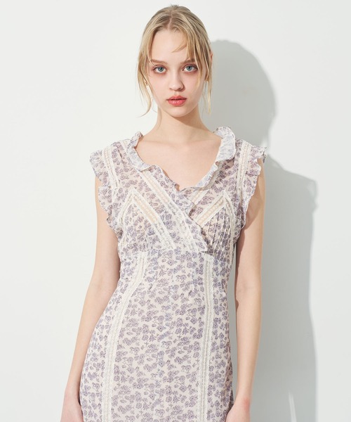ME COUTURE フルールレースMIXドレス me&me couture ワンピース フルールレースMIXドレス : ZOZOTOWN