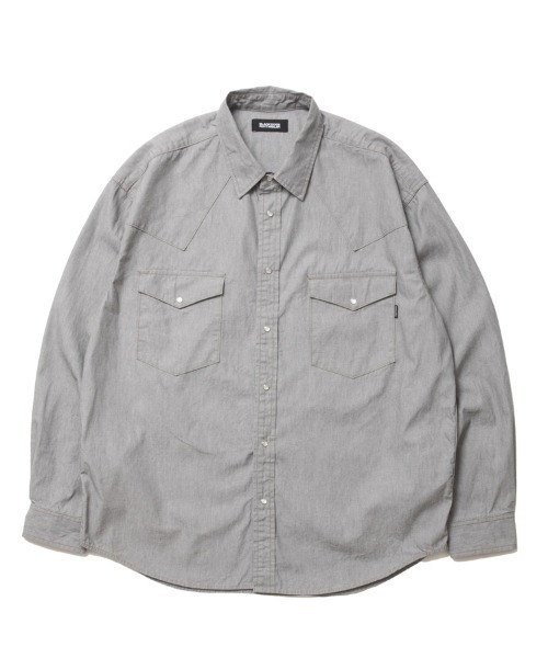 STYLISE シャツ 「ROTTWEILER / ロットワイラー」R9 GRAY DENIM SHIRT
