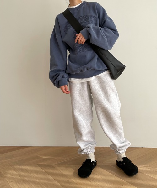 「CANAL JEAN」 スウェットカットソー ONE SIZE グレー レディース CANAL JEAN 「CANAL JEAN」 スウェットカットソー ONE SIZE