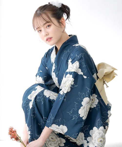 SOUBIEN（創美苑） 浴衣 「floro by SOUBIEN」浴衣2点セット(浴衣＋