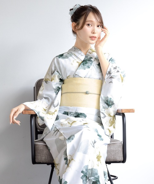 SOUBIEN（創美苑） 浴衣 「floro by SOUBIEN」浴衣2点セット(浴衣＋