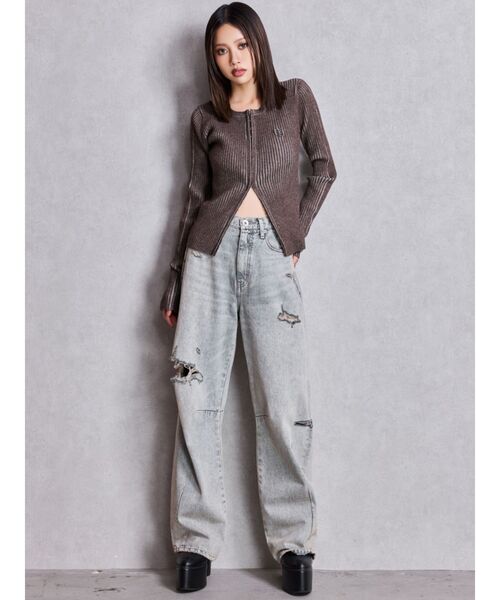 GYDA（ジェイダ） ジーンズ デニム デニムパンツ ハイウエストGG