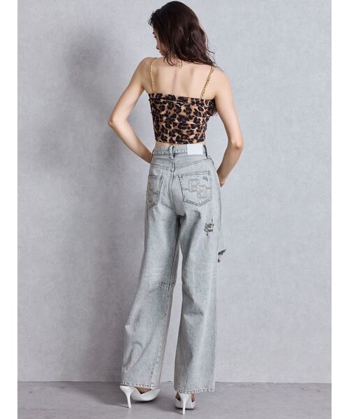 GYDA（ジェイダ） ジーンズ デニム デニムパンツ ハイウエストGG