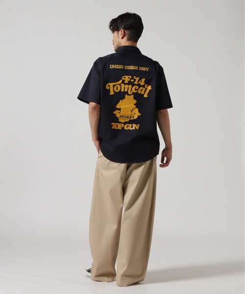 AVIREX シャツ 「WEB＆DEPOT限定」TWILL TOMCAT SHIRT / ツイル