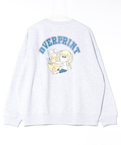 トレーナー スウェット overprint/オーバープリント/pudding sweatshirts レディース メンズ