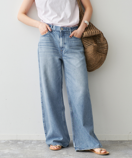 Spick＆Span（スピック アンド スパン） ワイドパンツ ジーンズ デニム