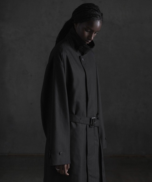 CALLNE ステンカラーコート L ブラック メンズ : ZOZOTOWN Yahoo!店