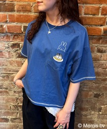 Miffy（ミッフィー） tシャツ 半袖 「miffy 70th」ショート丈ポケット