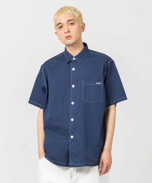 XLARGE 「XLARGE」 半袖シャツ M グリーン メンズ : ZOZOTOWN