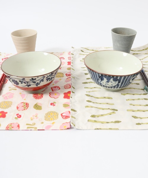 FUNALIVE（ファンアライブ） 食器 染錦 反鉢ペア染付・美濃/上絵