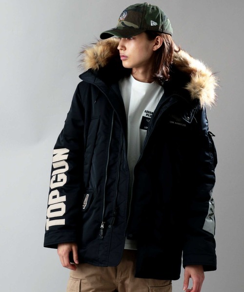 AVIREX（アヴィレックス） モッズコート LARGE ネイビー メンズ