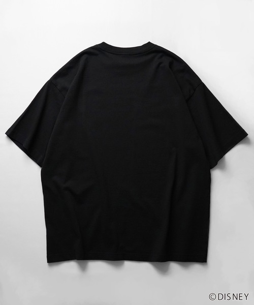 「Disney」 半袖Tシャツ M チャコールグレー メンズ