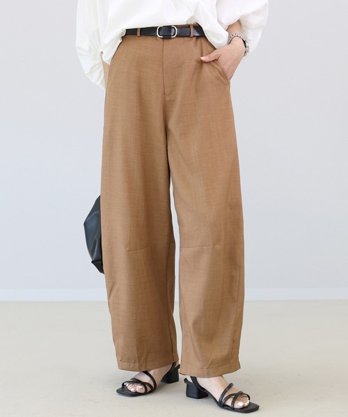 Aletta vita パンツ エステルツイルカーブパンツ レディース