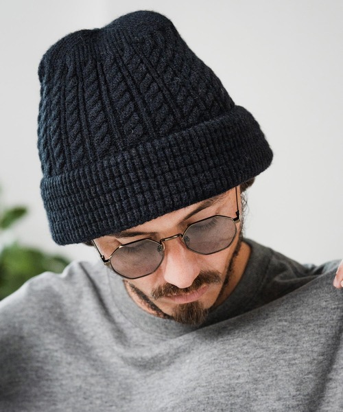 Magine（マージン） ニット帽 ニットキャップ mko12991-Cable Knit