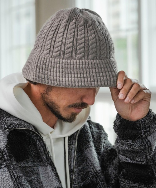 新品　coz ラッピンノット　サードマガジン　ニット帽 WTURN WASH10(ONESIZE GRAY): ニットキャップ帽子通販｜CA4LA公式