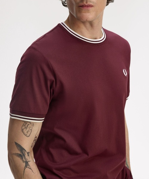 FRED PERRY（フレッドペリー） tシャツ Twin Tipped T-Shirt／ティップ