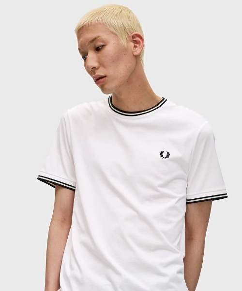 FRED PERRY tシャツ Twin Tipped T-Shirt／ティップラインT