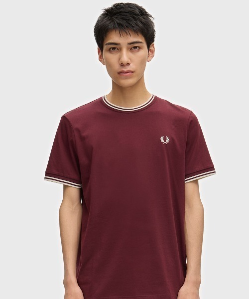 FRED PERRY（フレッドペリー） tシャツ Twin Tipped T-Shirt／ティップ