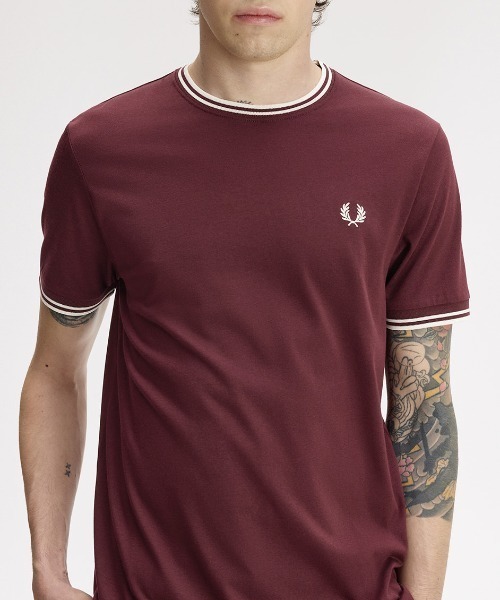 FRED PERRY（フレッドペリー） tシャツ Twin Tipped T-Shirt／ティップ