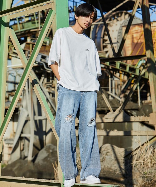 「iisy」 半袖Tシャツ S ホワイト メンズ