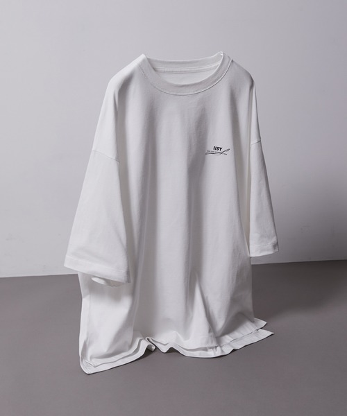 「iisy」 半袖Tシャツ S ホワイト メンズ