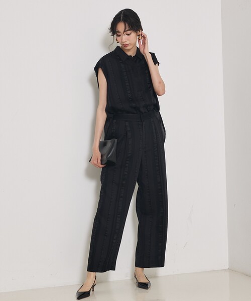 カリテ（qualite）/【セットアップ対応】キュプラストライプパンツ qualite（カリテ） パンツ 「セットアップ対応」キュプラストライプ