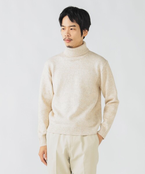 【新品タグ付き】BEAMS HEART／タートルネックセーター／ＸＬサイズ BEAMS HEART（ビームス ハート） セーター ニット メランジ