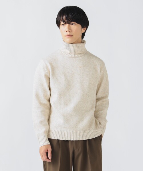 【新品タグ付き】BEAMS HEART／タートルネックセーター／ＸＬサイズ BEAMS HEART（ビームス ハート） セーター ニット メランジ