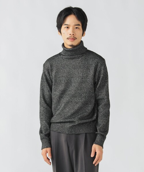 【新品タグ付き】BEAMS HEART／タートルネックセーター／ＸＬサイズ BEAMS HEART（ビームス ハート） セーター ニット メランジ