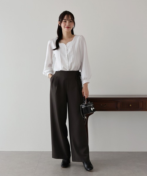 「BLUEEAST」 長袖ブラウス MEDIUM ホワイト レディース