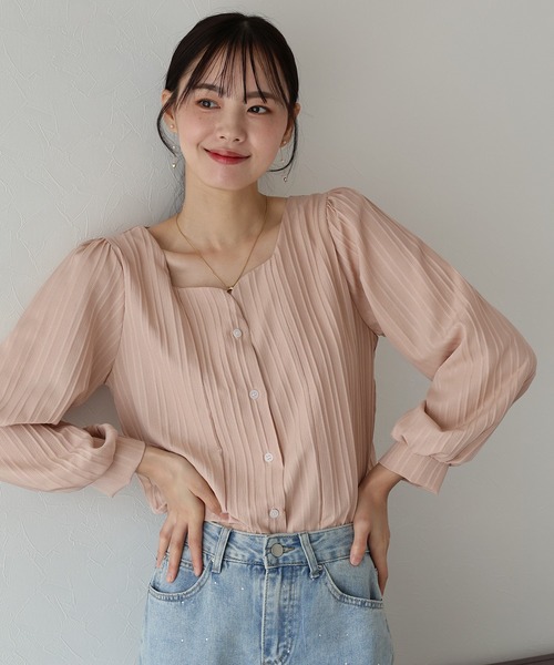 「BLUEEAST」 長袖ブラウス MEDIUM ホワイト レディース