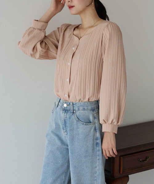 「BLUEEAST」 長袖ブラウス MEDIUM ホワイト レディース