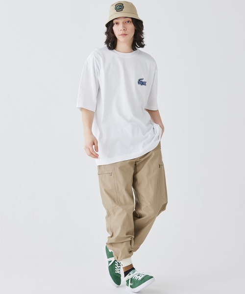 「LACOSTE」 半袖Tシャツ 2 ブラック メンズ