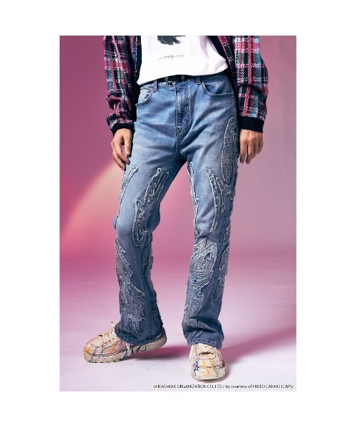 glamb（グラム） ジーンズ hide Tribal Denim メンズ : ZOZOTOWN Yahoo