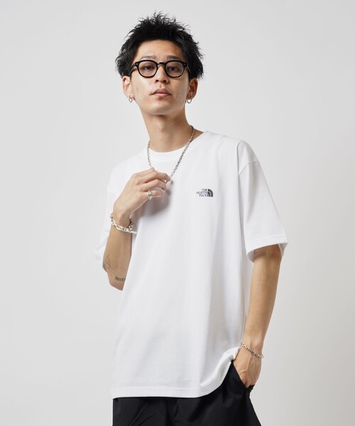 「THE NORTH FACE」 半袖Tシャツ LARGE ホワイト メンズ