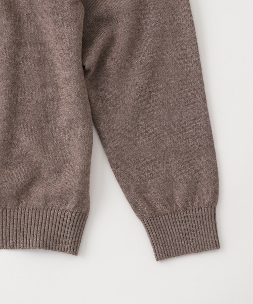 ATON（エイトン） セーター ニット LINEN WOOL BRUSHED V-NECK SWEATER